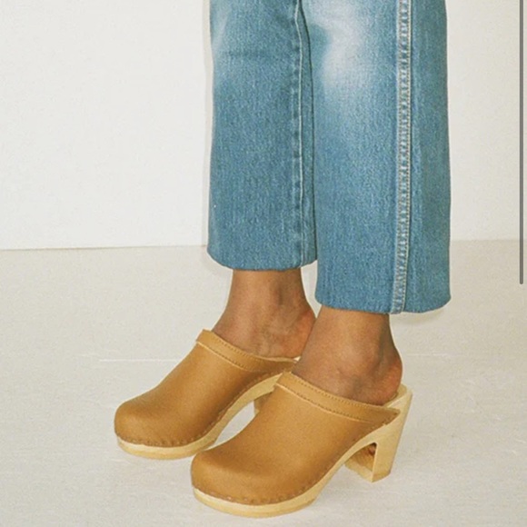 No. 6 Shoes - No. 6 Palomino old school clog on high heel